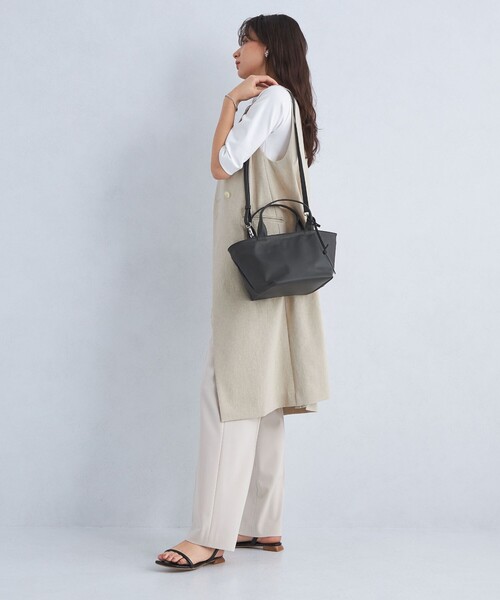美品✨A.la Malva 2way レザートートバッグ 2WAY　グレイ 3600024S0598_l1_a033.jpg