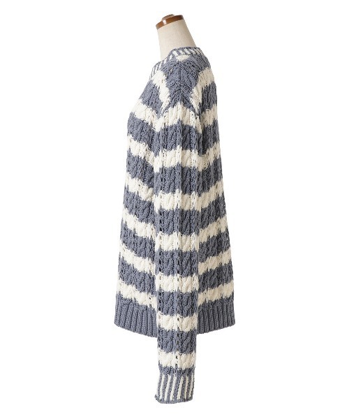 KEITA MARUYAMA(ケイタマルヤマ)の「Cable Border Knit PO(ニット/セーター・メンズ・イエロー・S)」の10枚目の写真