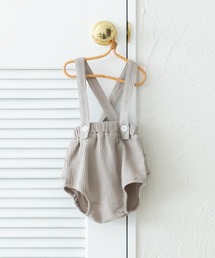 pairmanon | 【ベビー】サスペンダー付き ワッフルフリルブルマ(その他ベビーウェア)