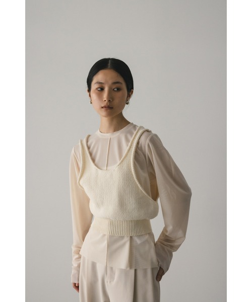 BLAMINK　コットンニットベスト ブラミンクのベストの商品一覧｜ユナイテッドアローズ公式通販