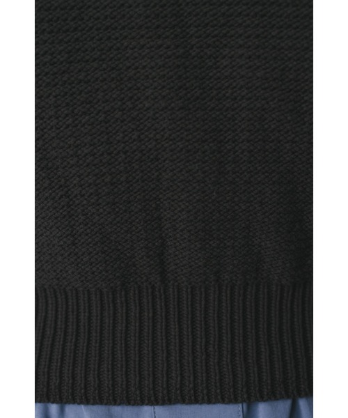 STYLEMIXER（スタイルミキサー）の「コットンニットベスト（ベスト・レディース・チャコールグレー/アイボリー・FREE）」の17枚目の写真