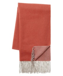 【定番】ETRO マフラー　リバーシブル　オレンジ　えんじ　ペイズリー 新品タグ付き ETRO エトロ ストール スカーフ ペイズリー