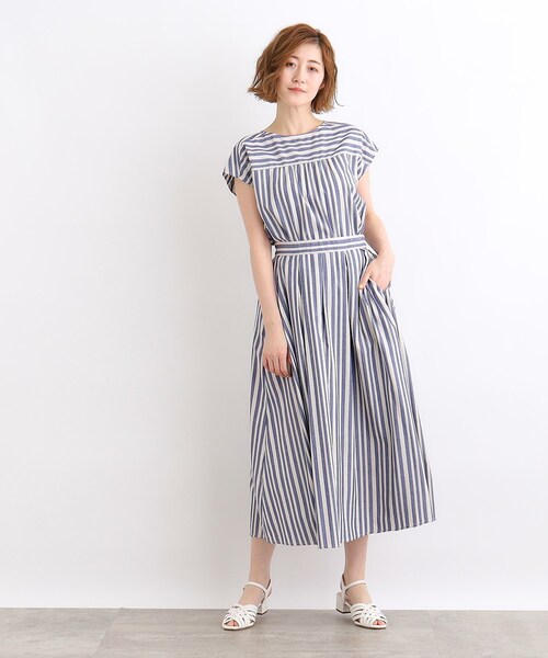 grove（グローブ）の「◆メッシュ編みスクエアヒールサンダル（サンダル・レディース・ブラック/オフホワイト/キャメル・M/L/S）」の12枚目の写真