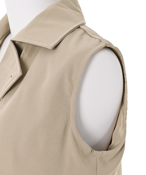 Narcissus（ナルシス）の「【Narcissus】プリーツトレンチジャケット（その他アウター・レディース・ブラック/ベージュ・FREE）」の10枚目の写真