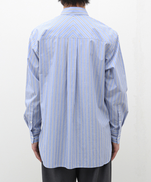 colon様　オーダー専用 colon / コロン】CSH-4 CTN Multi Stripe W-Pocket SH（シャツ