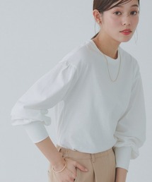 Pierrot | 【イージーケア】ボリュームスリーブカットソー(Tシャツ/カットソー)