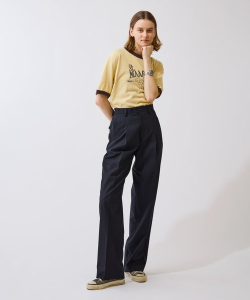 PIN STRIPE SLACKS ピン ストライプ スラックス パンツ