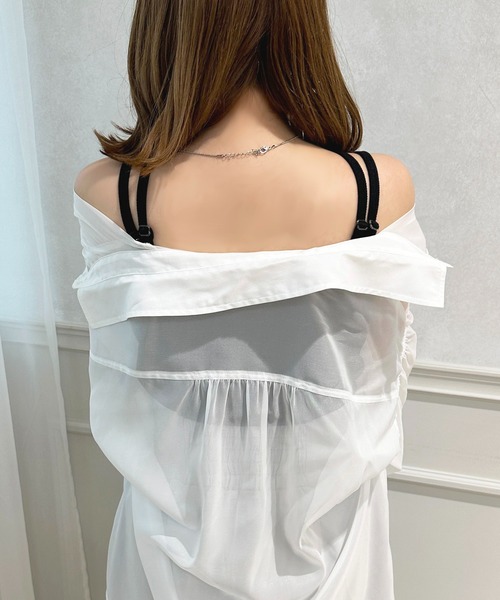 apres jour(アプレジュール)の「カップツキキャミソール【ZOZOTOWN限定アイテム】(キャミソール・レディース・ブラック/ブラウン系その他/アイボリー/ブラック系その他/ライトピンク/チャコールグレー/ブルー・フリー/X-LARGE)」の13枚目の写真