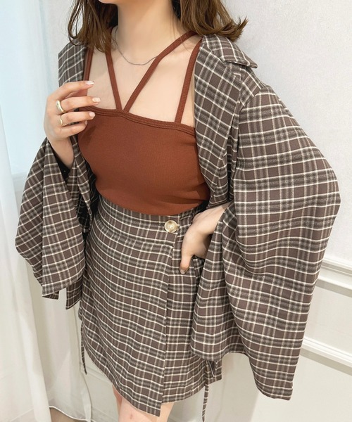 apres jour(アプレジュール)の「カップツキキャミソール【ZOZOTOWN限定アイテム】(キャミソール・レディース・ブラック/ブラウン系その他/アイボリー/ブラック系その他/ライトピンク/チャコールグレー/ブルー・フリー/X-LARGE)」の17枚目の写真