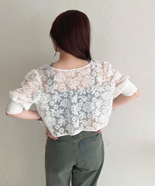 レア♡ シルクのプリントキャミソール PRANK PROJECT(プランク プロジェクト)｜メタリックレースキャミソール