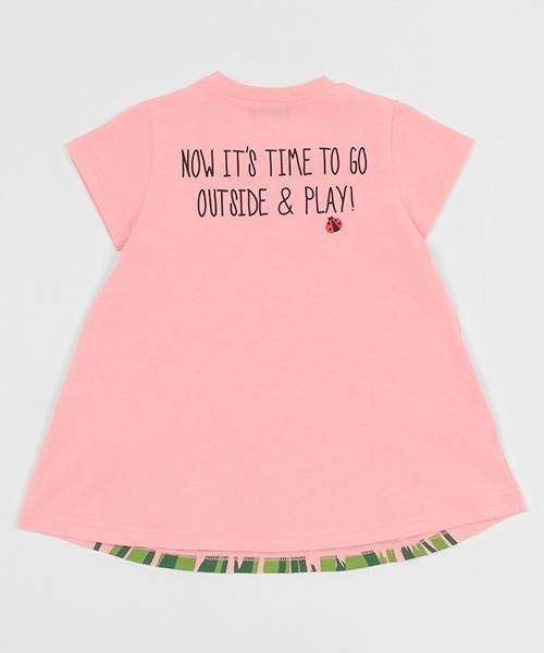 kladskap（クレードスコープ）の「昆虫プリント半袖ワンピース（ワンピース・キッズ・シルバーグレー/ピンク・100cm/110cm/80ｃｍ/90cm/120cm）」の14枚目の写真