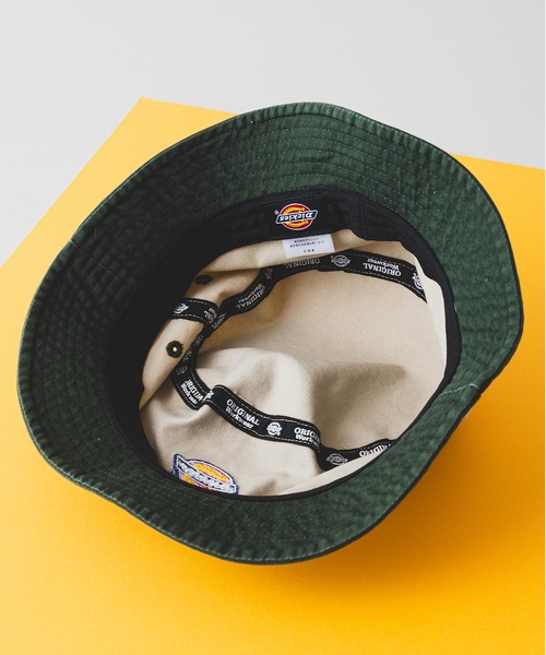 Dickies（ディッキーズ）の「【DICKIES/ディッキーズ】アイコンロゴバケットハット（ハット・メンズ・ブラック/ダークグリーン/レンガ/ベージュ・FREE）」の16枚目の写真