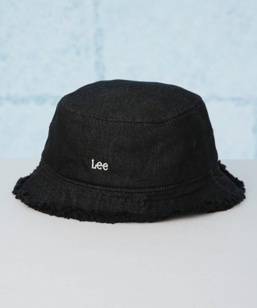 Lee（リー）の「Lee/LE FRINGE BUCKET COLOR DENIM（ハット・メンズ・ブラック/ネイビー・FREE）」の2枚目の写真