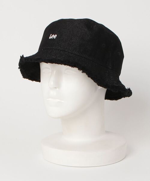 Lee（リー）の「Lee/LE FRINGE BUCKET COLOR DENIM（ハット・メンズ・ブラック/ネイビー・FREE）」の5枚目の写真