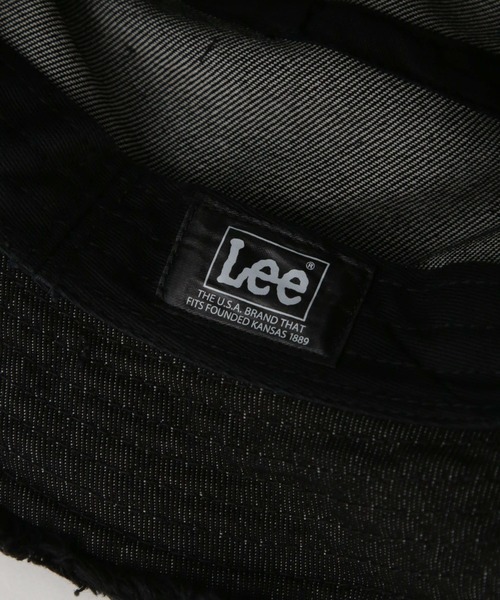 Lee（リー）の「Lee/LE FRINGE BUCKET COLOR DENIM（ハット・メンズ・ブラック/ネイビー・FREE）」の9枚目の写真