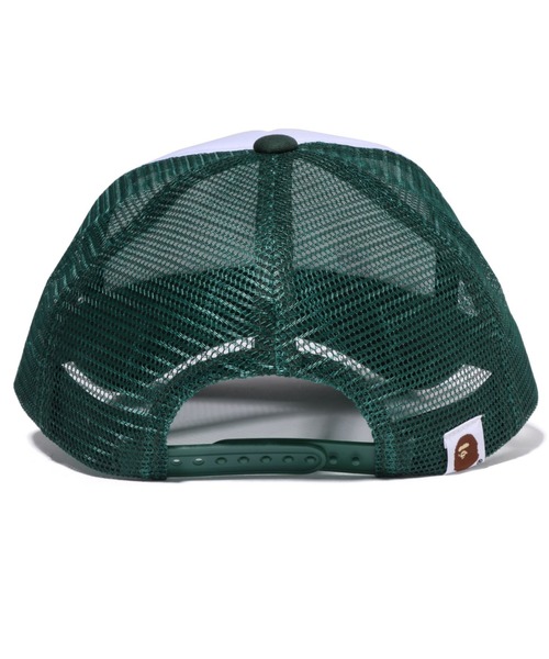 A BATHING APE（アベイシングエイプ）の「GO APE POINTER COLLEGE MESH CAP（キャップ・メンズ・グリーン/レッド/ブラック/ネイビー・FREE）」の15枚目の写真