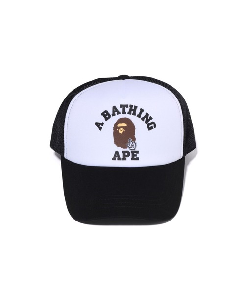 A BATHING APE（アベイシングエイプ）の「GO APE POINTER COLLEGE MESH CAP（キャップ・メンズ・グリーン/レッド/ブラック/ネイビー・FREE）」の19枚目の写真