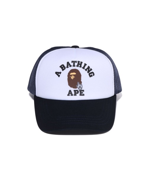 A BATHING APE（アベイシングエイプ）の「GO APE POINTER COLLEGE MESH CAP（キャップ・メンズ・グリーン/レッド/ブラック/ネイビー・FREE）」の21枚目の写真