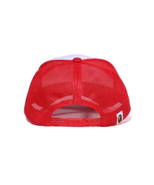 A BATHING APE（アベイシングエイプ）の「GO APE POINTER COLLEGE MESH CAP（キャップ・メンズ・グリーン/レッド/ブラック/ネイビー・FREE）」の18枚目の写真