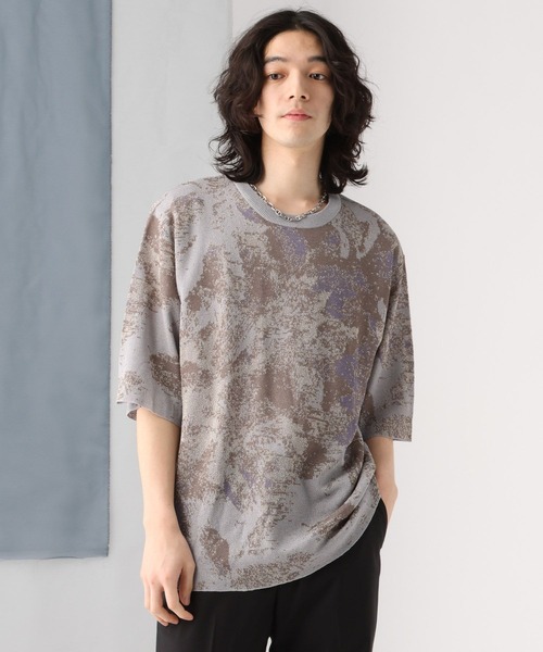 HARE（ハレ）の「フラワーラメニットプルオーバー(HARE)（ニット/セーター・メンズ・グレー/ブラック・FREE）」の11枚目の写真