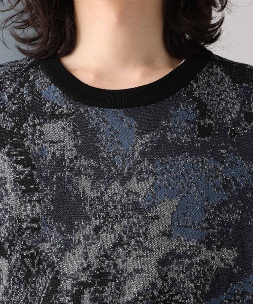 HARE（ハレ）の「フラワーラメニットプルオーバー(HARE)（ニット/セーター・メンズ・グレー/ブラック・FREE）」の16枚目の写真