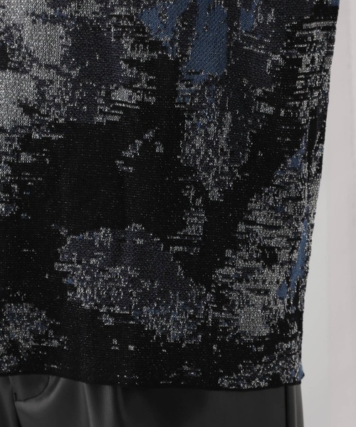 HARE（ハレ）の「フラワーラメニットプルオーバー(HARE)（ニット/セーター・メンズ・グレー/ブラック・FREE）」の18枚目の写真