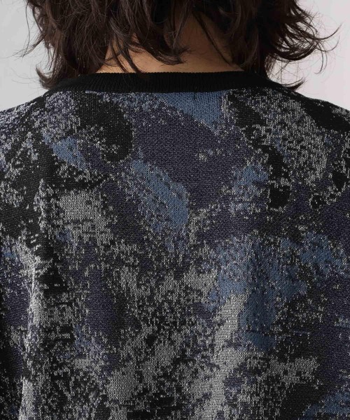 HARE（ハレ）の「フラワーラメニットプルオーバー(HARE)（ニット/セーター・メンズ・グレー/ブラック・FREE）」の19枚目の写真