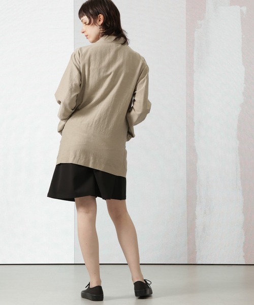 Apo(s)ture(アポスチャー)の「SOFIA-003/ツイルタックワイドショートパンツ(その他パンツ・レディース・グレー/ブラック/ピンク/ベージュ・L/M/S/XS/XL)」の10枚目の写真