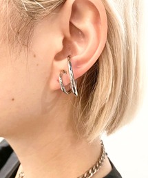 amplis（アンプリス）の「ダブルサークルピアス/sora（ピアス（両耳用））」