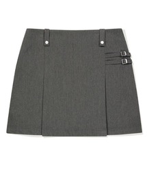 A'GEM/9 × .kom 『ROMANTIC CROWN/ロマンティック クラウン』 DOUBLE BELTED SKIRT/ダブルベルトスカート