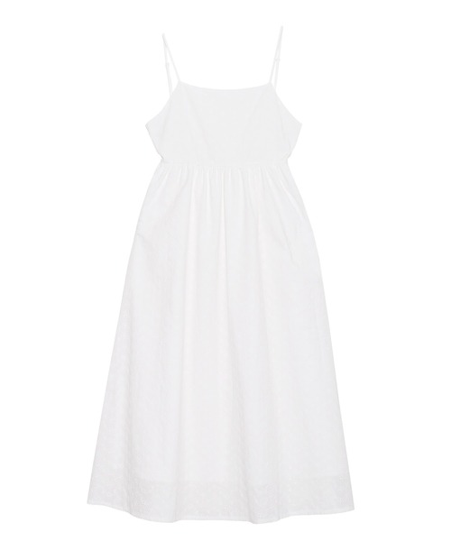 PUNYUS（プニュズ）の「コットンレースキャミワンピース（ワンピース・レディース・ホワイト/ブラック・1/4/3/2）」の7枚目の写真