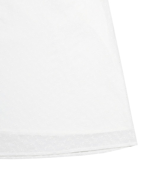 PUNYUS（プニュズ）の「コットンレースキャミワンピース（ワンピース・レディース・ホワイト/ブラック・1/4/3/2）」の10枚目の写真