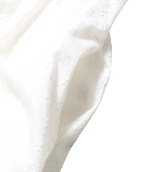 PUNYUS（プニュズ）の「コットンレースキャミワンピース（ワンピース・レディース・ホワイト/ブラック・1/4/3/2）」の15枚目の写真