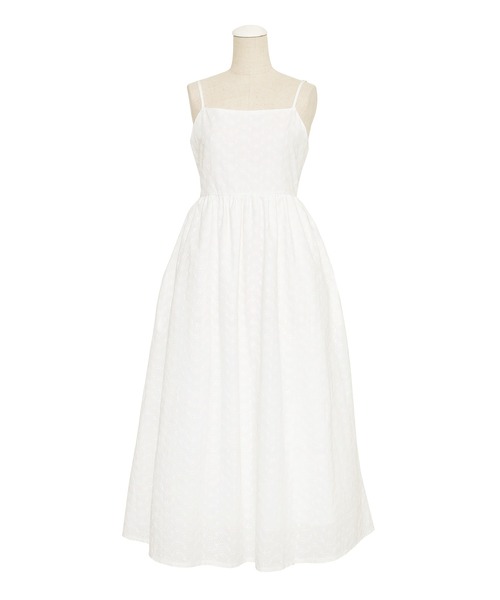 PUNYUS（プニュズ）の「コットンレースキャミワンピース（ワンピース・レディース・ホワイト/ブラック・1/4/3/2）」の16枚目の写真