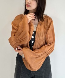 archives | 【入荷禁止】シャイニーシアーギャザーブラウス(シャツ/ブラウス)