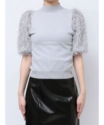 MERCURYDUO | フェザースリーブニット(ニット/セーター)