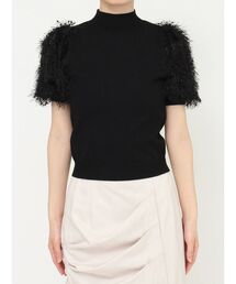 MERCURYDUO | フェザースリーブニット(ニット/セーター)