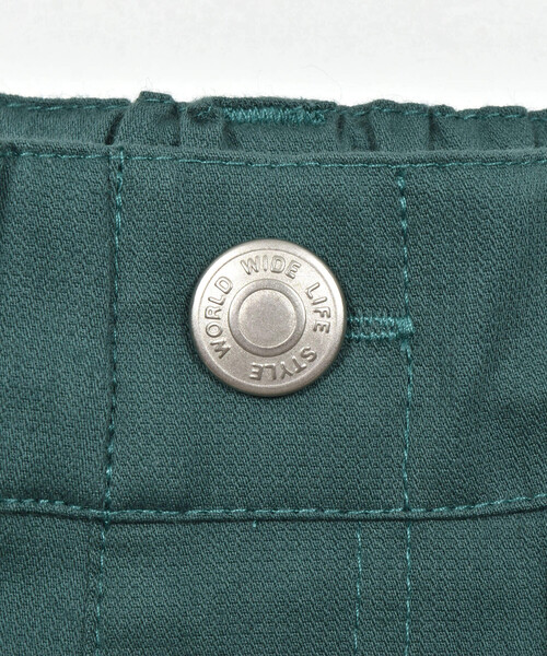 BeBe(ベベ)の「ピケストレッチハーフカーゴパンツ(90~150cm)(カーゴパンツ・キッズ・グリーン/オレンジ・120cm/150cm/130cm/140cm/90cm/100cm/110cm)」の12枚目の写真