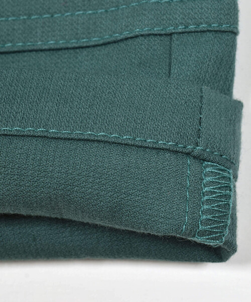 BeBe(ベベ)の「ピケストレッチハーフカーゴパンツ(90~150cm)(カーゴパンツ・キッズ・グリーン/オレンジ・120cm/150cm/130cm/140cm/90cm/100cm/110cm)」の14枚目の写真