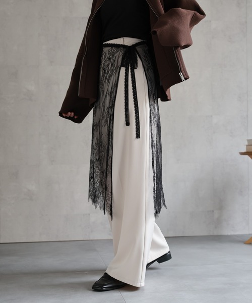 極美品 sacai サカイ レース プリーツ ラップ 巻き スカート 極美品 sacai サカイ レース プリーツ ラップ 巻き スカート