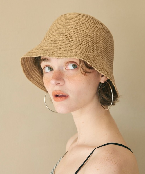 coca（coca）（コカ）の「ブレードバケットハット/調節可能（ハット・レディース・アイボリー/ベージュ・ONE SIZE）」の2枚目の写真