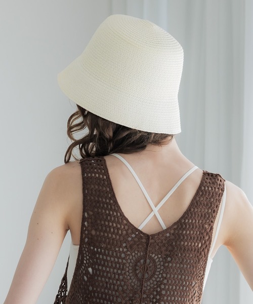 coca（coca）（コカ）の「ブレードバケットハット/調節可能（ハット・レディース・アイボリー/ベージュ・ONE SIZE）」の7枚目の写真