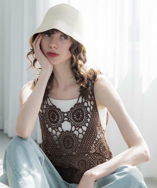 coca（coca）（コカ）の「ブレードバケットハット/調節可能（ハット・レディース・アイボリー/ベージュ・ONE SIZE）」の12枚目の写真