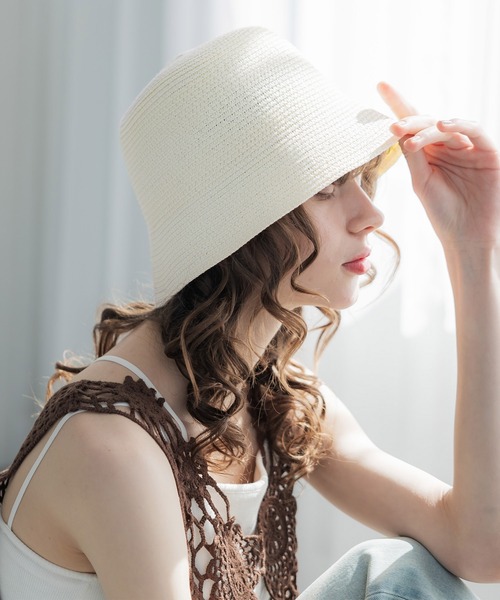 coca（coca）（コカ）の「ブレードバケットハット/調節可能（ハット・レディース・アイボリー/ベージュ・ONE SIZE）」の13枚目の写真