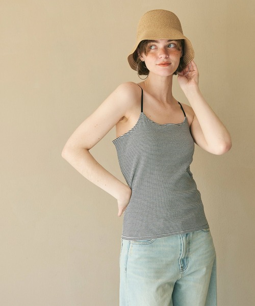 coca（coca）（コカ）の「ブレードバケットハット/調節可能（ハット・レディース・アイボリー/ベージュ・ONE SIZE）」の4枚目の写真