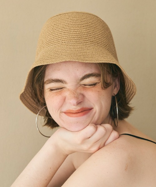 coca（coca）（コカ）の「ブレードバケットハット/調節可能（ハット・レディース・アイボリー/ベージュ・ONE SIZE）」の6枚目の写真