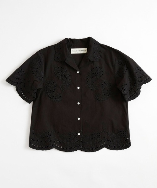 THE SHINZONE（ザ シンゾーン）の「PAISLEY OPEN COLLAR SHIRT