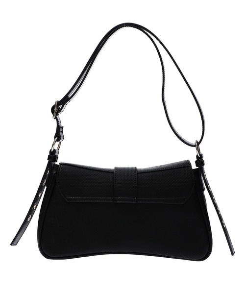 X-girl（エックスガール）の「MOTIF BUCKLE BAG（ショルダーバッグ・レディース・ブラック/ホワイト・ONE SIZE）」の11枚目の写真