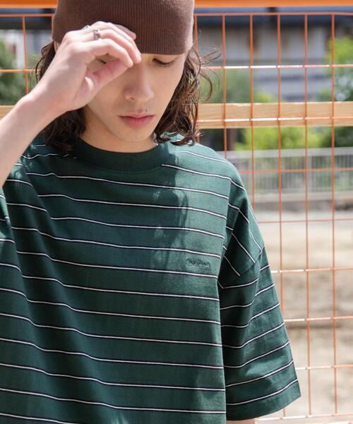 WEGO（ウィゴー）の「WEGO/ワンポイントボーダーT（Tシャツ/カットソー・メンズ・その他1/その他2・MEDIUM/LARGE）」の9枚目の写真