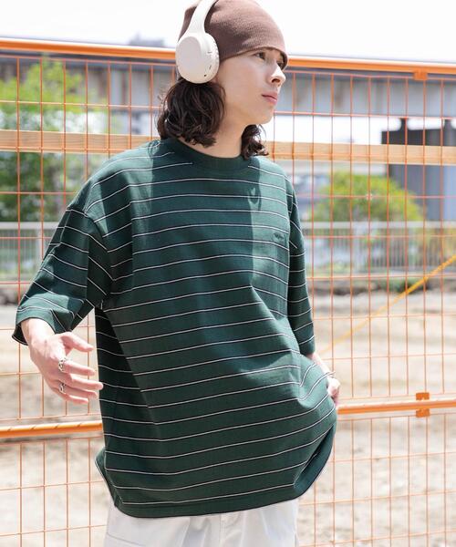 WEGO（ウィゴー）の「WEGO/ワンポイントボーダーT（Tシャツ/カットソー・メンズ・その他1/その他2・MEDIUM/LARGE）」の11枚目の写真
